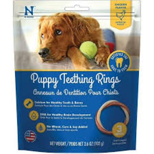 N-Bone Puppy Teething Rings Chicken Flavor 1pk