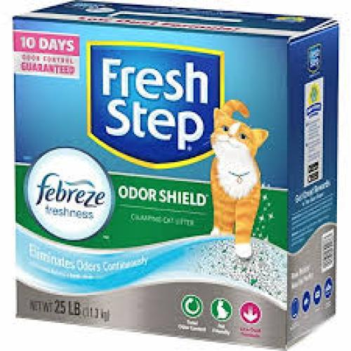 Fresh Step Odor Shield Clumping Litter With Febreze 25 lbs