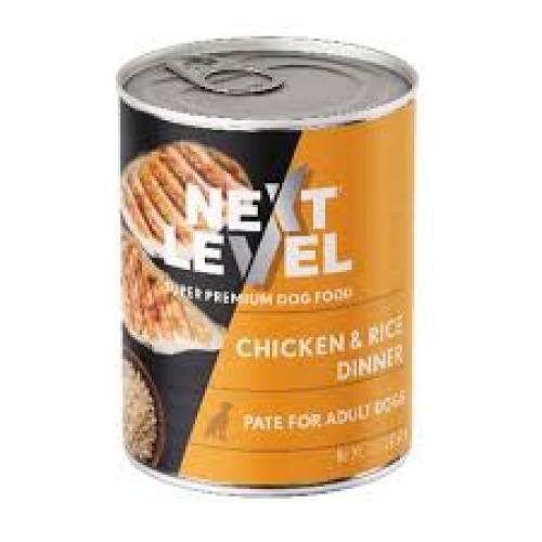 Next Level Chicken & Rice Wet Dog Food 12.5 oz