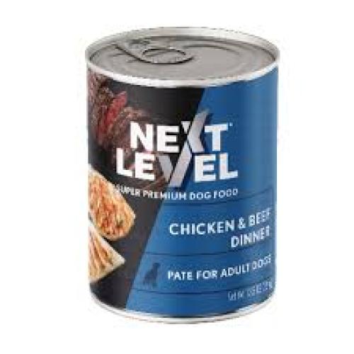 Next Level Chicken & Beef Wet Dog Food 12.5 oz