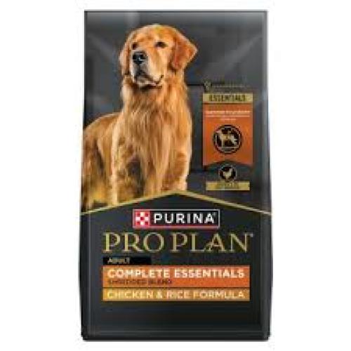 Purina Pro Plan Complete Essentials Shredded Blend Chicken and Rice Dog Food Dry Formula  15#