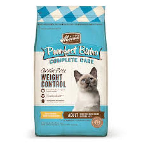 Merrick Purrfect Bistro Grain Free Natural Dry Cat Food For Adult Cats  Weight Control 4 lb