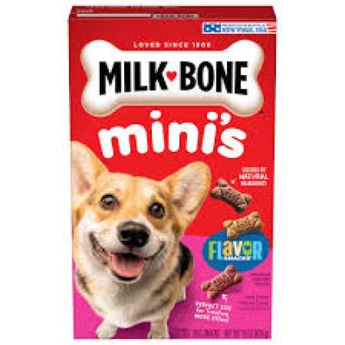 Milk bone Flavor Snacks Dog Biscuit Treats Mini  15 oz