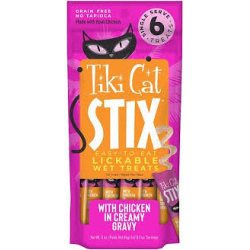 Tiki Cat Stix Mousse Treats 3 oz. Pouch (Pack of 6)