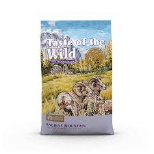 Taste of the Wild with Ancient Grains Ancient Mountain Canine Recipe 28 lbs