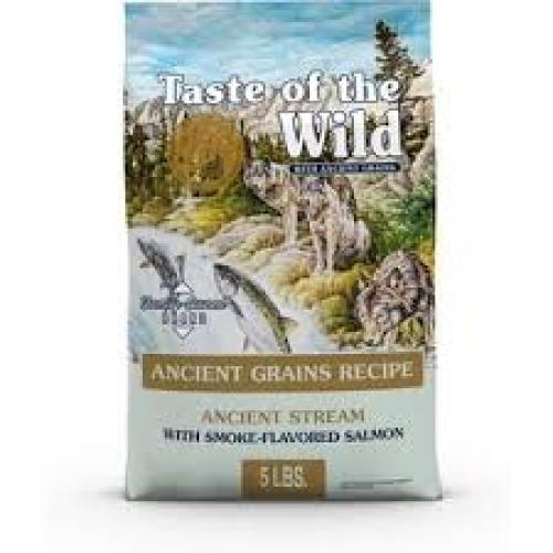 Taste of the Wild Ancient Stream Smoke-Flavored Salmon with Ancient Grains Dry Dog Food, 14-lb bag