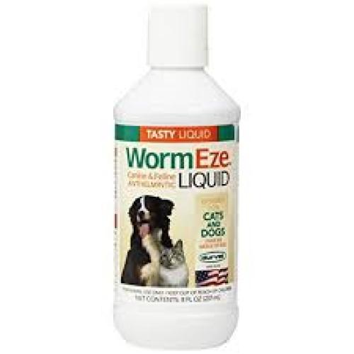 Durvet WormEze Liquid for Dogs & Cats 8 fl oz