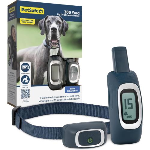PetSafe 300 Yard Remote Training Collar – Smaller Version for Small or Medium Dogs 15 Static Levels