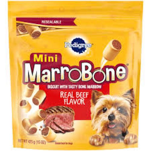 Pedigree Mini Marrobone Real Beef Flavor Biscuit Dog Treats, 15-oz bag