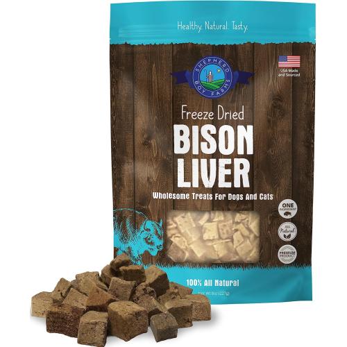 Shepherd Boy Farm Freeze Dried Bison Liver 8 oz