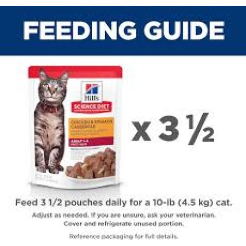 Hill's Science Diet Adult Wet Cat Food - Chunks & Gravy, 2.8 oz Pouch