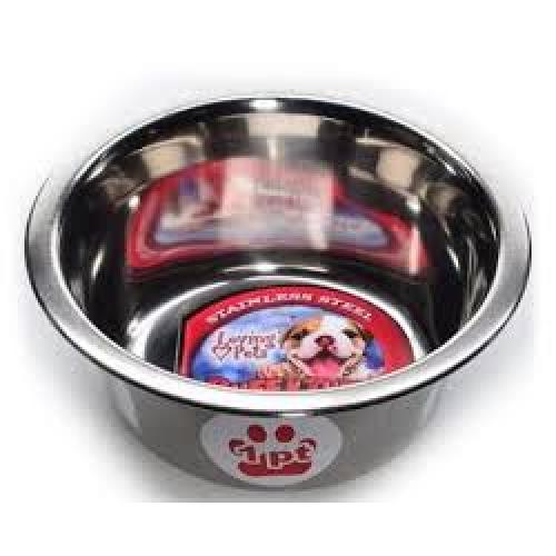 Loving Pets Traditional Stainless Steel Dog Bowl Silver, 1ea/1 qt
