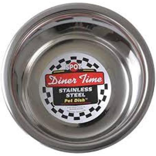 Spot Stainless Steel Mirror Finish Dog Bowl Silver, 1ea/1 qt
