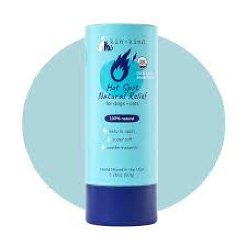 kin+kind Hot Spot Treatment for Dogs & Cats- Itch Relief, Skin Soothing and Healing Balm 1.76oz