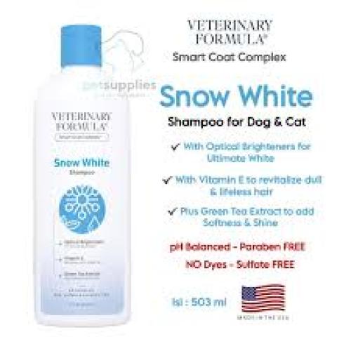 Synergy Labs Veterinary Formula Smart Coat Complex Snow White Whitening Shampoo