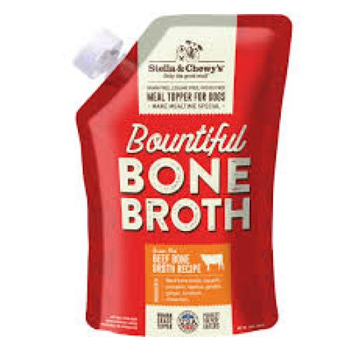 Stella & Chewy's Bountiful Bone Broth Grass-Fed Beef Recipe Meal Topper for Dogs, 16 oz.