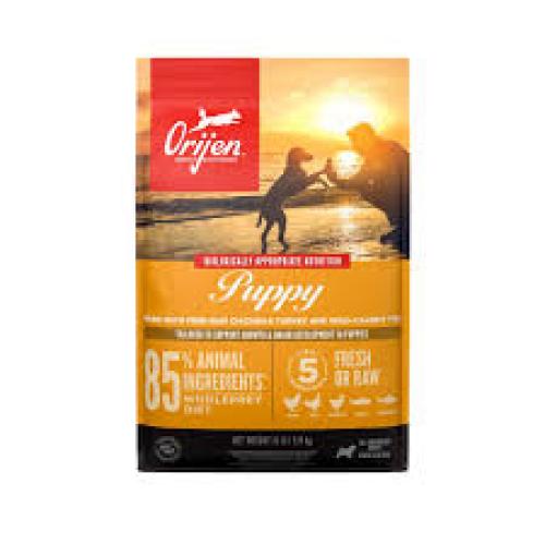 ORIJEN Puppy Dry Dog Food, Grain Free Dry Dog Food for Puppies, Fresh or Raw Ingredients, 4.5lb