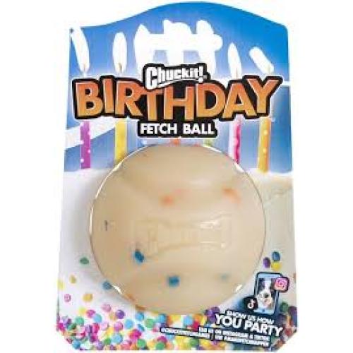 Chuckit! Birthday Fetch Ball Dog Toy 1ea/One Size