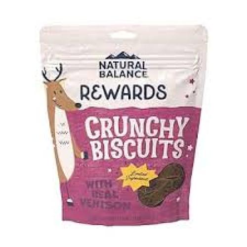 Natural Balance Pet Foods Rewards Bite-Size Crunchy Biscuits Small Breed Dog Treats
