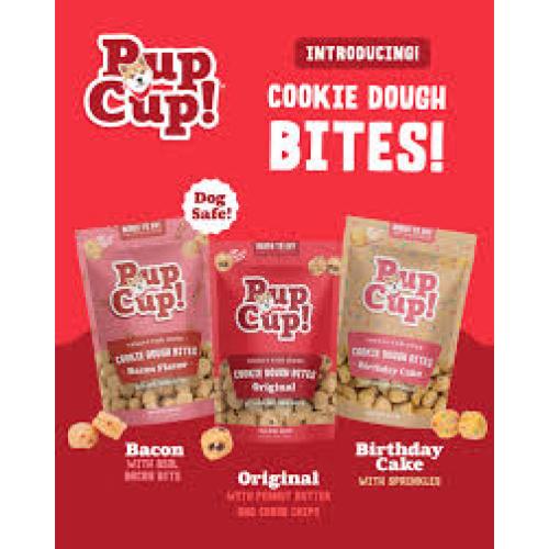 PupCup Frozen Dough Bites Birthday Cake  8 oz
