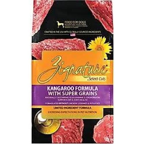 Zignature Select Cuts Kangaroo Formula Dry Dog Food, 25-lb bag