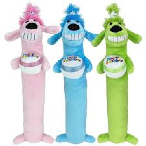 MULTIPET Birthday Loofa Dog 12" Assorted