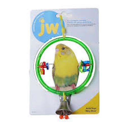 JW Pet ActiviToy Ring Clear Bird Toy