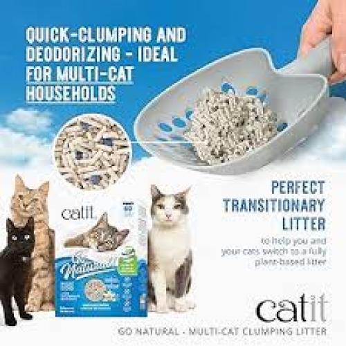 Catit Go Natural Pea  Clumping Cat Litter,Vanilla, 12.3-lb box