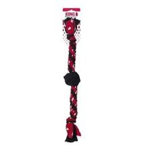 KONG Signature Rope Dual Knot with Ball Dog Toy