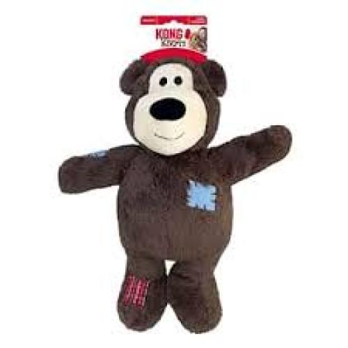 KONG Wild Knots Bear Dog Toy Assorted, 1ea/Jumbo
