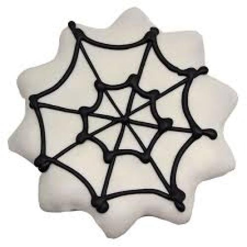 Claudia's Bakery Halloween Spider web Cookie 1/ea
