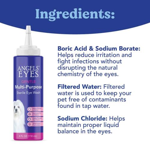 Angels' Eyes Sterile Multi-Purpose Eye Wash, 4 Ounces