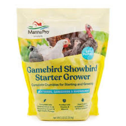 Manna Pro Gamebird Showbird Starter Grower 5#
