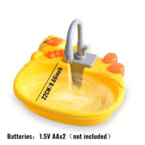 Automatic Parrot Bird Bath Toy - Yellow Duck