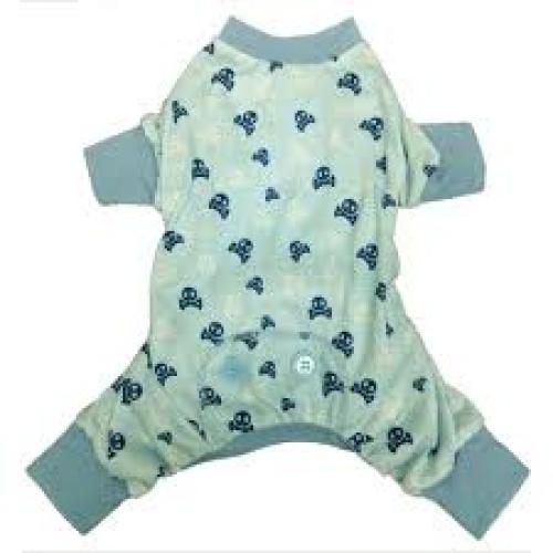 FashionPet Skull  PJ Blue XL