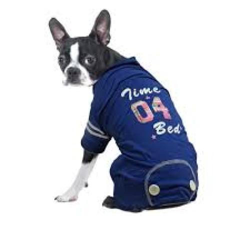 Fashion Pet Pajama Dog Athletic Blue XS