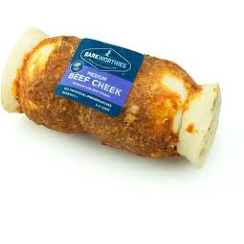 Barkworthies Beef Cheek Wrapped W/ Chkn MD