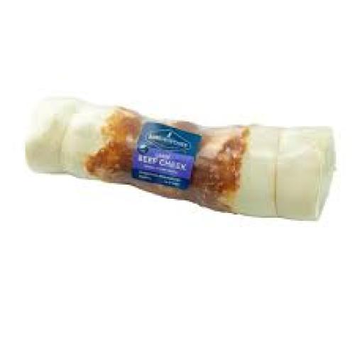 Barkworthies Beef Cheek Wrapped W/ Chkn LG