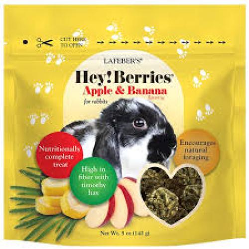 Hey! Berries Apple & Banana  for Rabbits 5oz