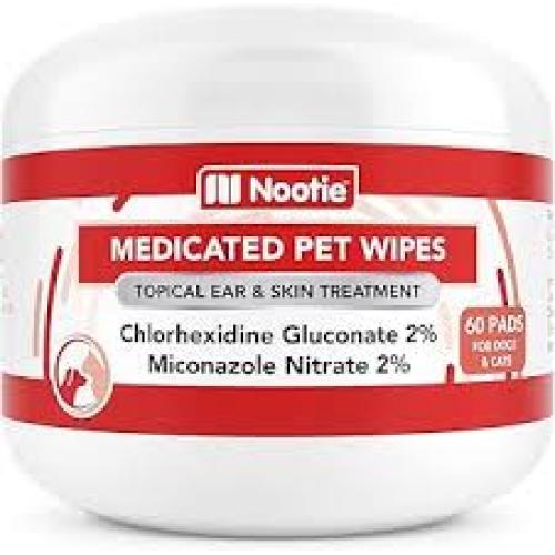 Medicated Solutions Antimicrobial Pads Dog & Cat 60ct