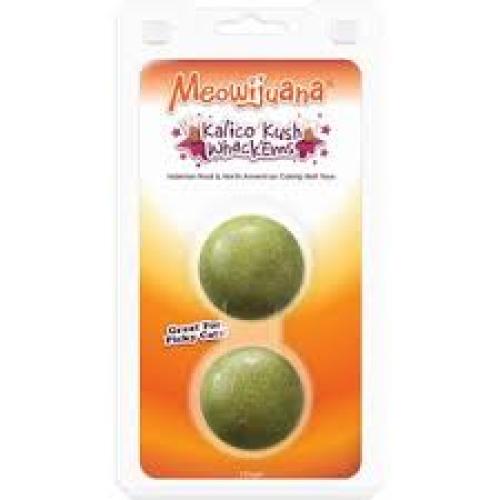 Meowijuana | Kalico Kush Compressed Catnip Ball Refill - 2 Pack