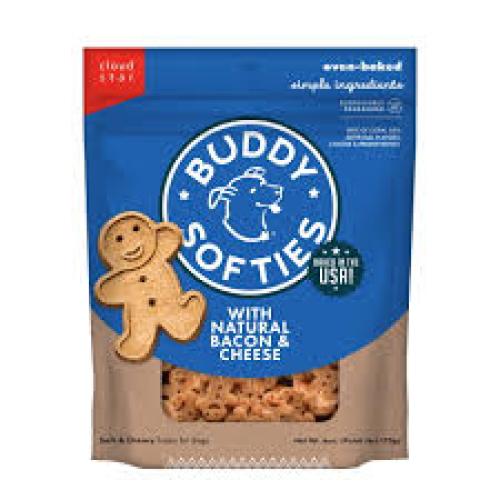 Buddy Biscuits Chewy Dog Treats Bacon & Cheese 6 oz