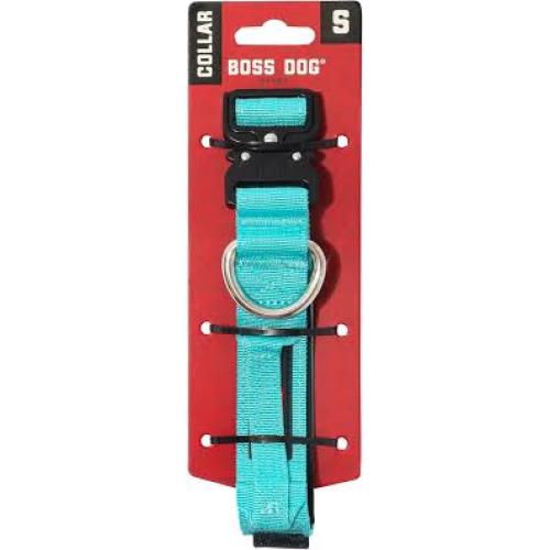 Boss Dog Tactical Collar Teal - MD
