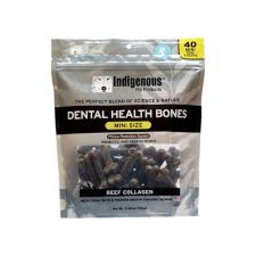 Indigenous Dental Health Bones Mini Beef 40ct