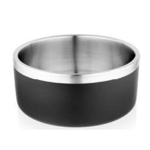 QT Dog Stainless Steel Double Wall Bowl  Aqua MD