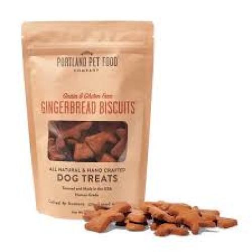 Portland Pet GF & Gluten Free Gingerbread Dog Biscuits 5 oz