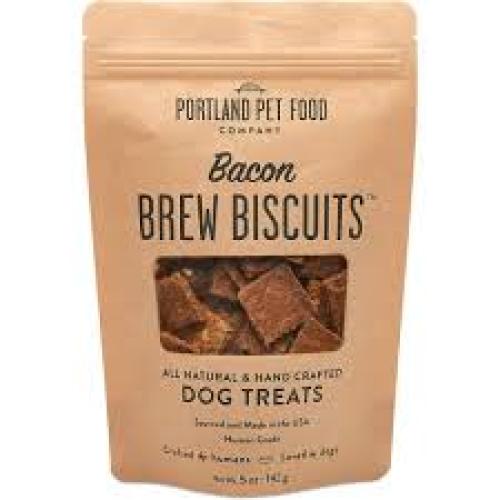 Portland Pet Bacon Brew Dog Biscuits 5 oz
