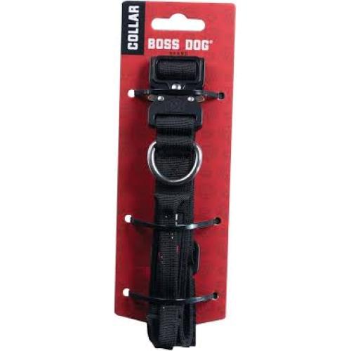 Boss Dog Tactical Collar Black - Large