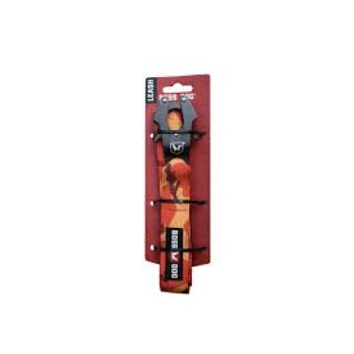 Boss Dog Tactical Leash 6ft - Orange Camo