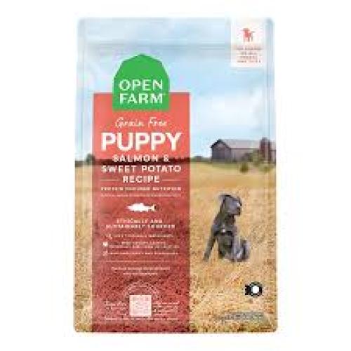 Open Farm Grain-Free Puppy  Salmon Kibble 4 lbs